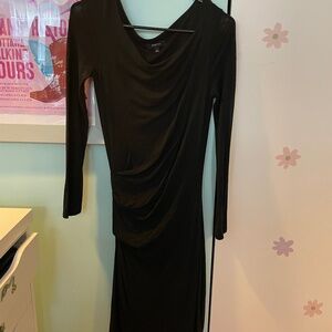 Jersey Aritzia black dress